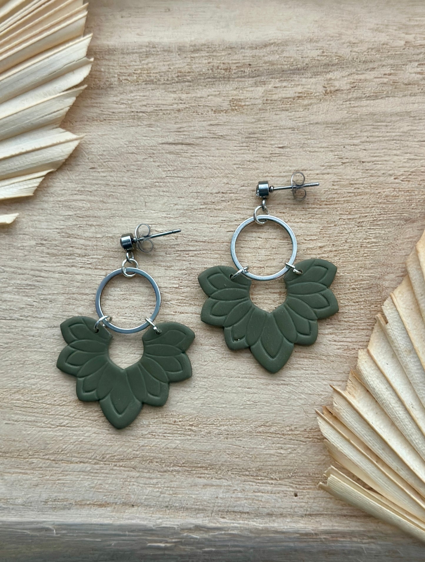 LIA - Herbstliche Blumen Ohrringe