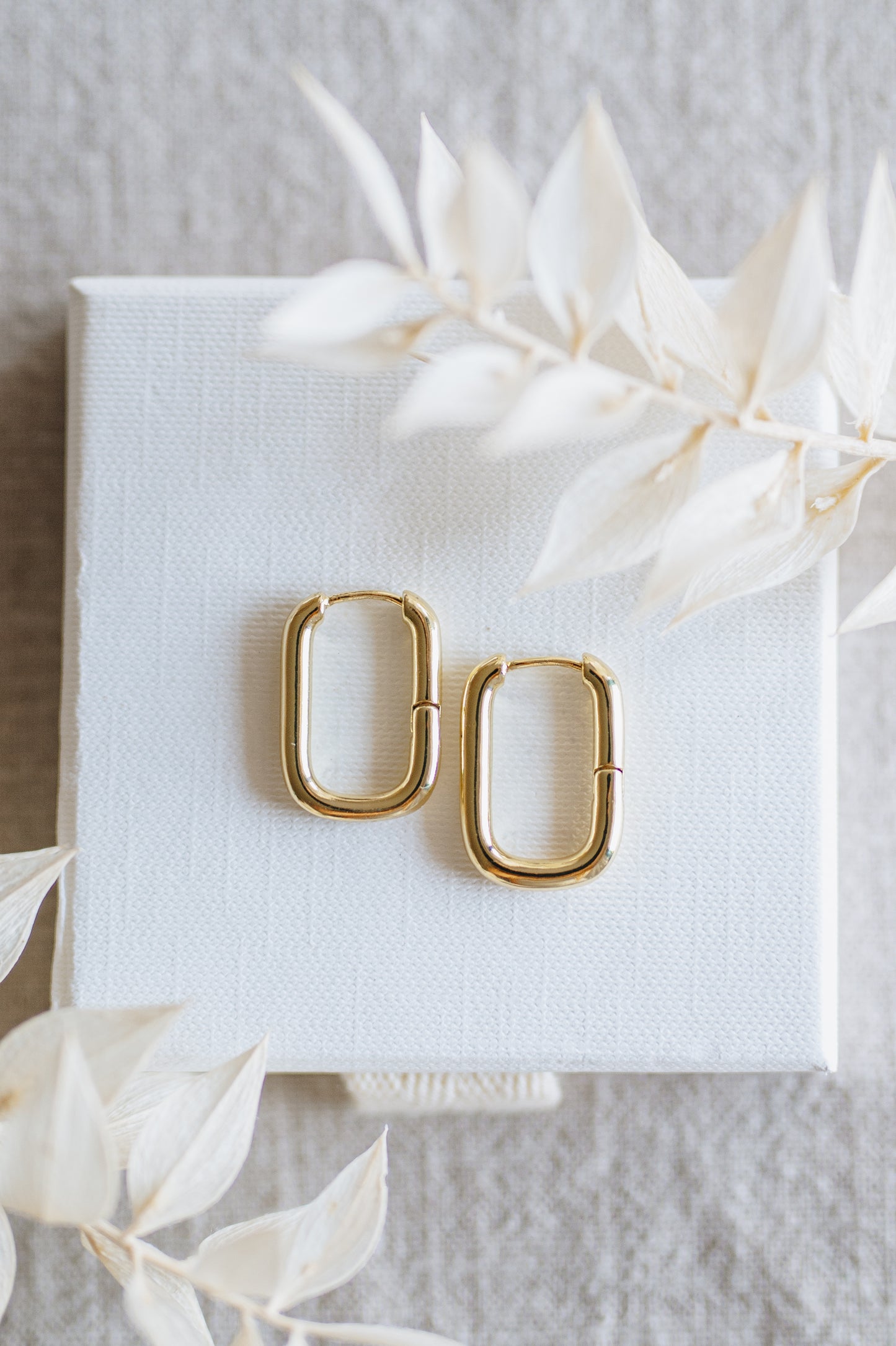 "Pulse" Long Hoop Earrings