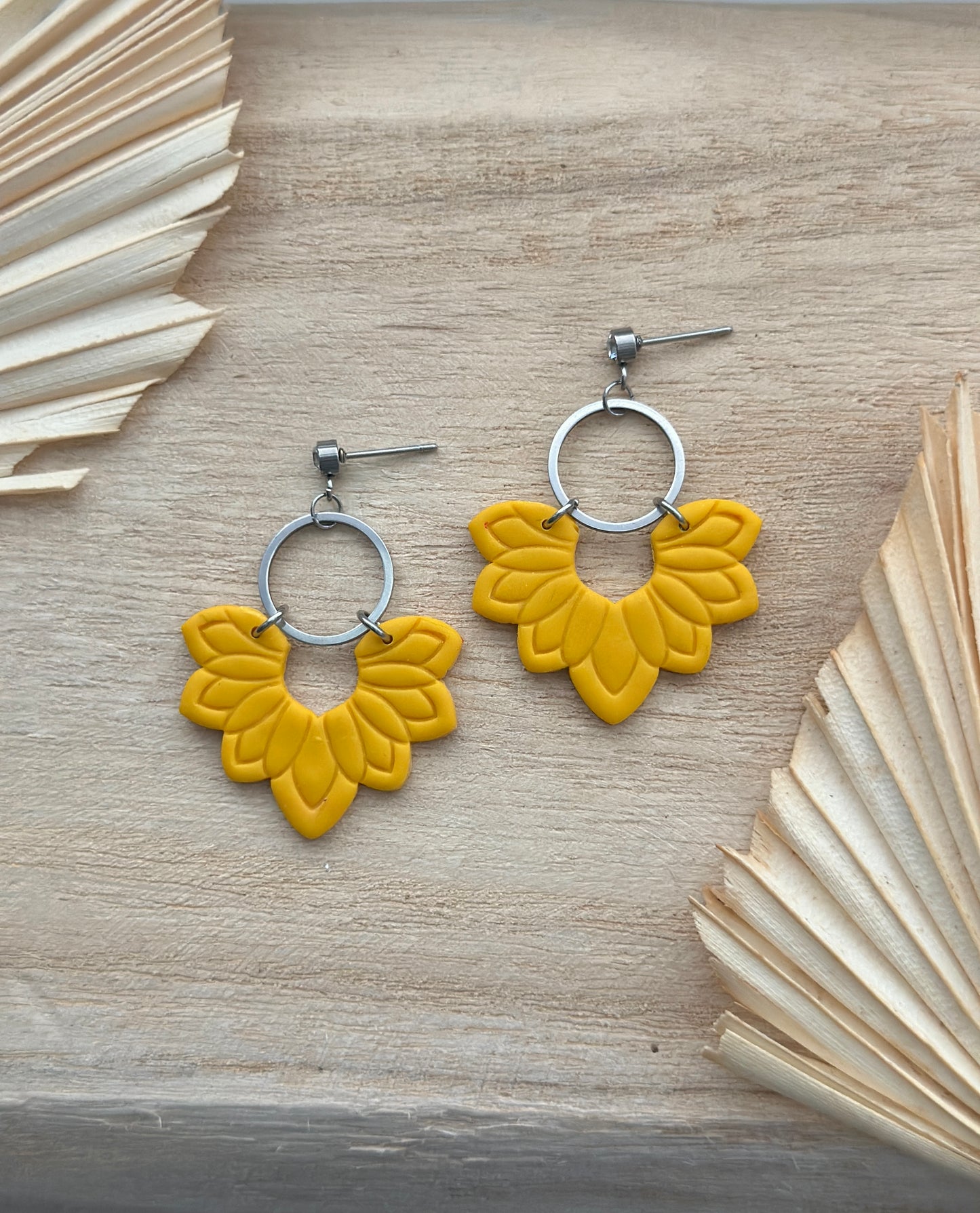 LIA - Herbstliche Blumen Ohrringe