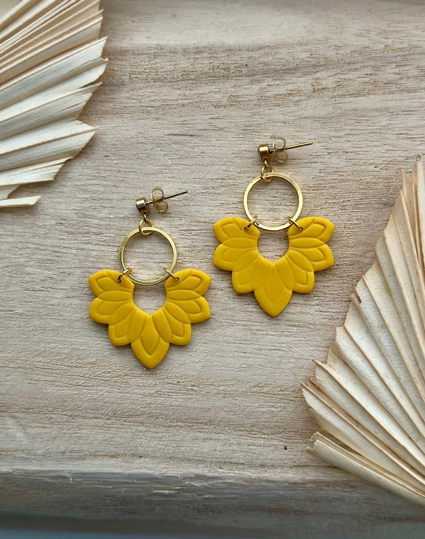 LIA - Herbstliche Blumen Ohrringe