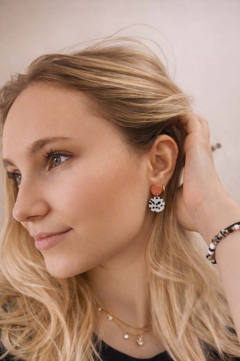 INA - Colorful Leopard Earrings