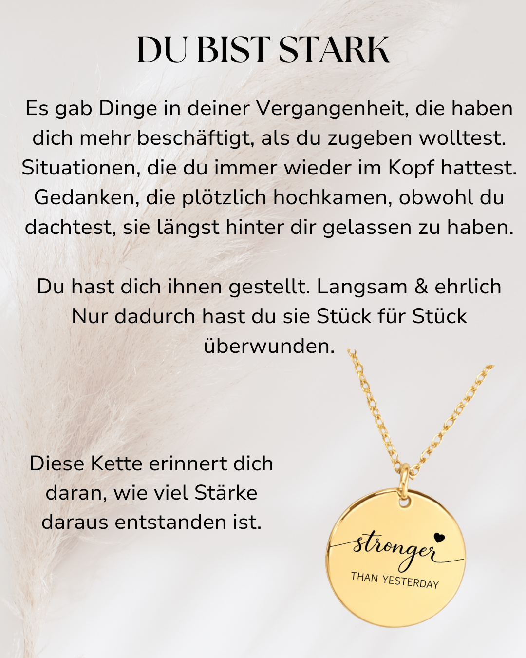 RIA - Affirmation Kette Stärke