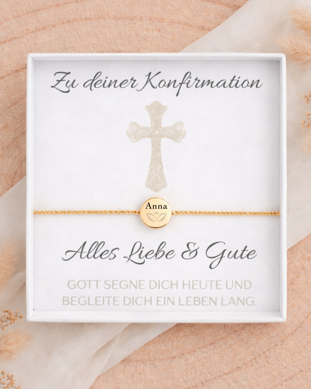 EVI - Konfirmation Armband mit Gravur