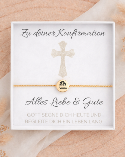 ISA - Konfirmation Armband mit Gravur