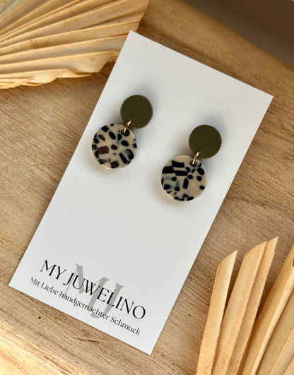 INA - Colorful Leopard Earrings