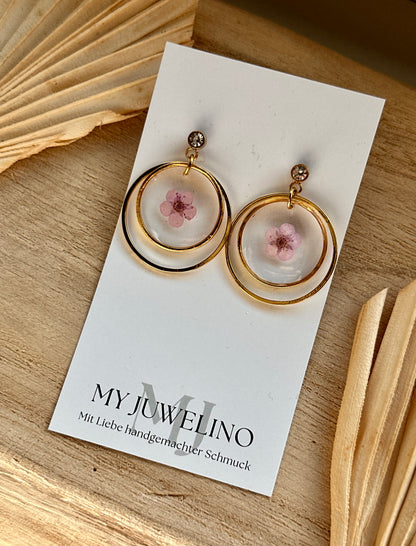 FLORI - Ohrringe Trockenblumen