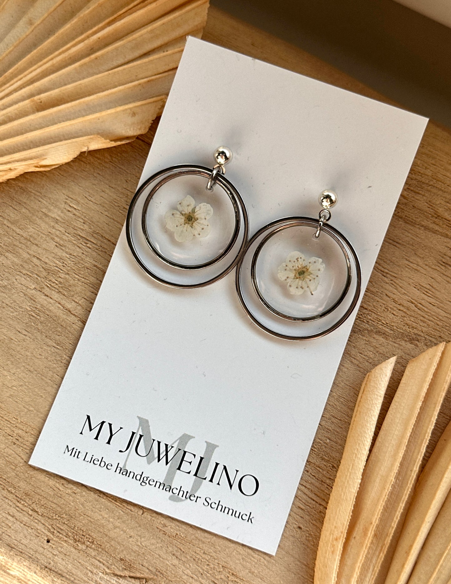 FLORI - Ohrringe Trockenblumen