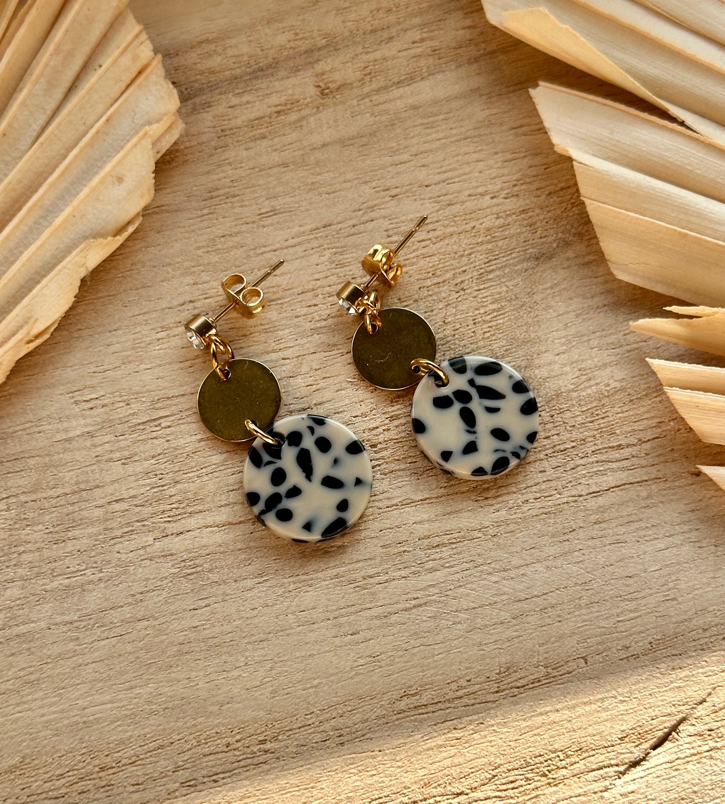 LENI - Acetate Leo Earrings 