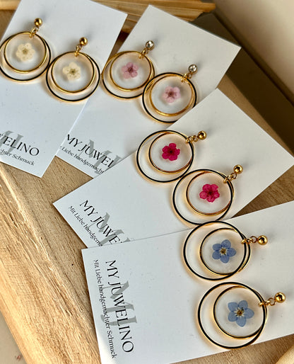 FLORI - Ohrringe Trockenblumen