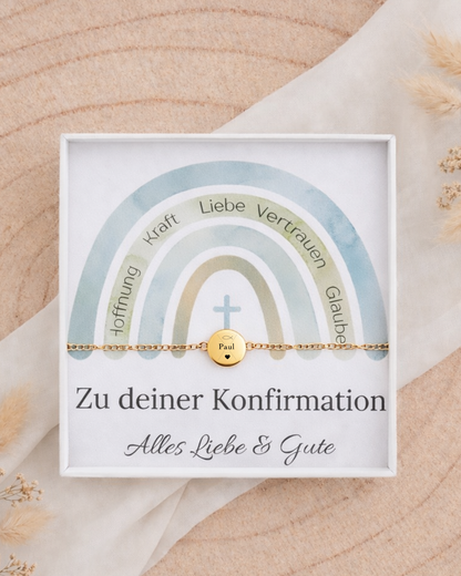 LOU - Konfirmation Armband mit Gravur