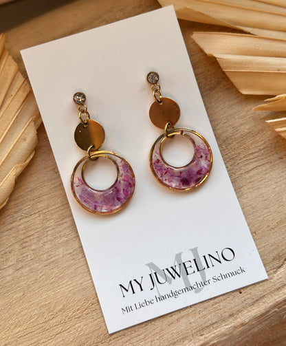 MILENA - Dried Flower Earrings