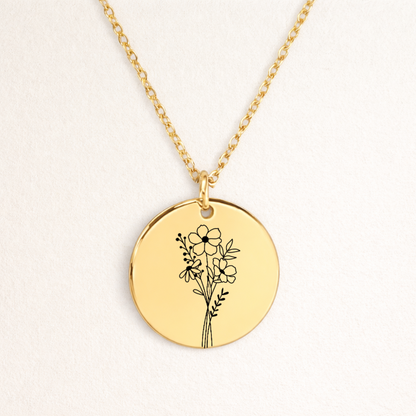ELLY - Blumenmuster Kette