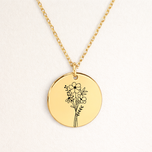 ELLY - Blumenmuster Kette