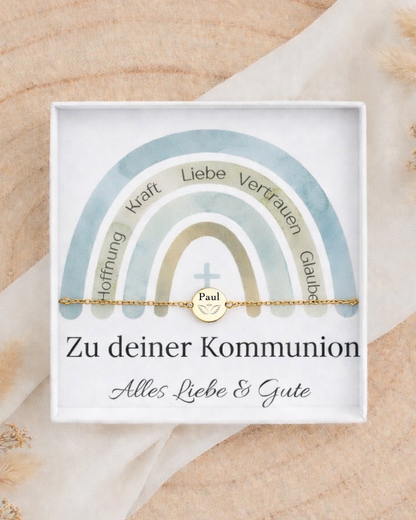 EVI - Kommunion Armband mit Gravur