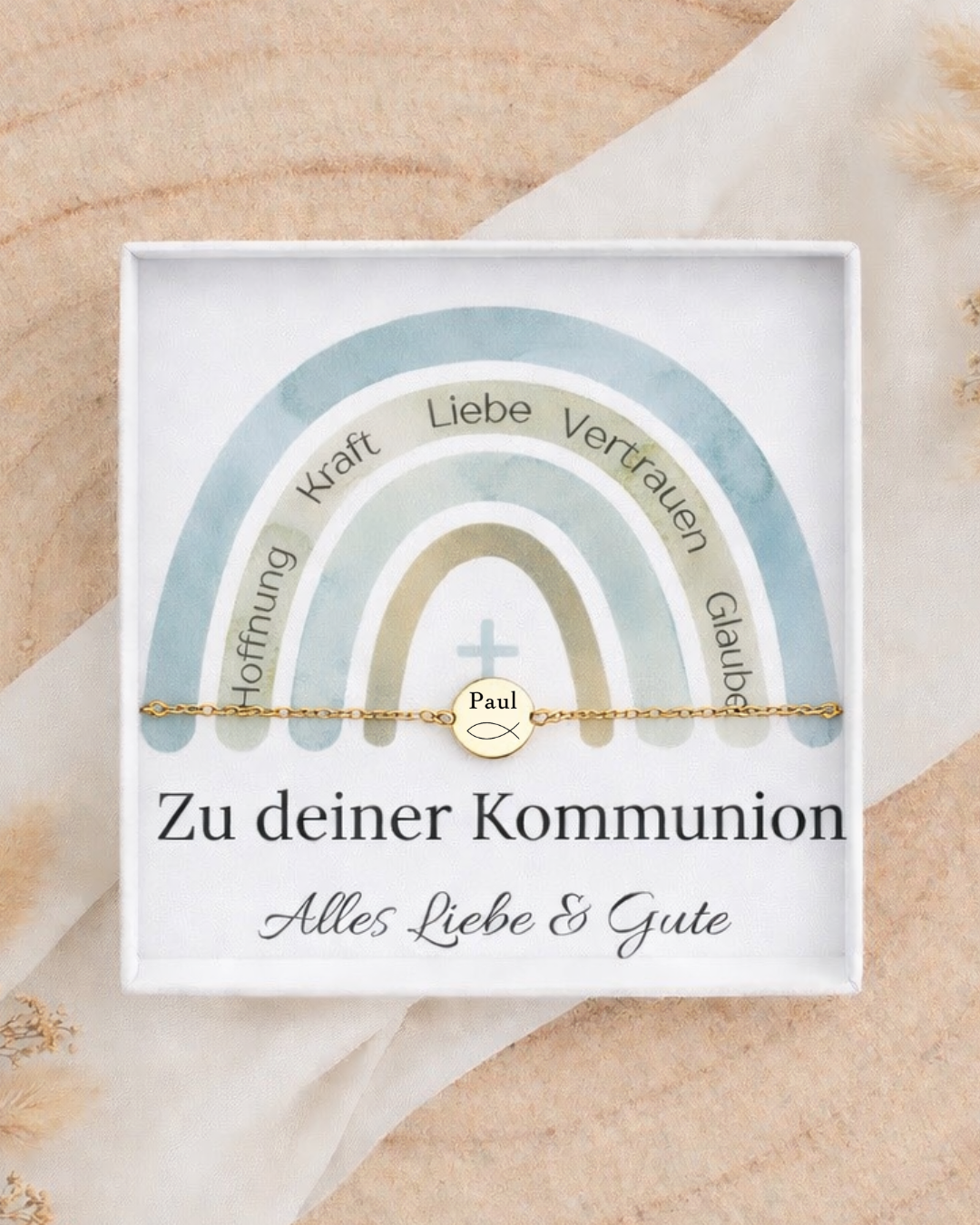 PIA - Kommunion Armband mit Gravur