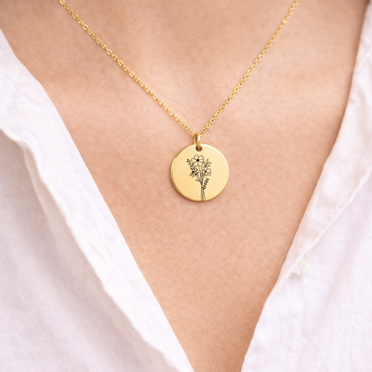 ELLY - Blumenmuster Kette