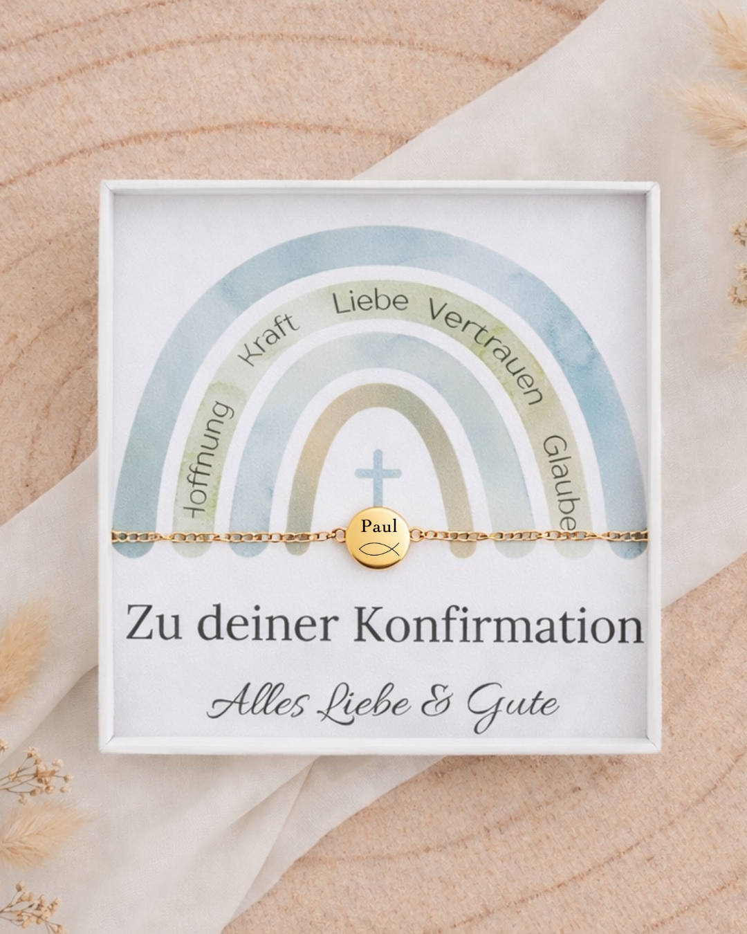 PIA - Konfirmation Armband mit Gravur