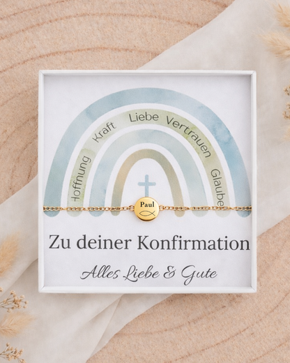 PIA - Konfirmation Armband mit Gravur