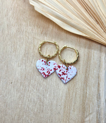 JUNA - Creolen mit Herz