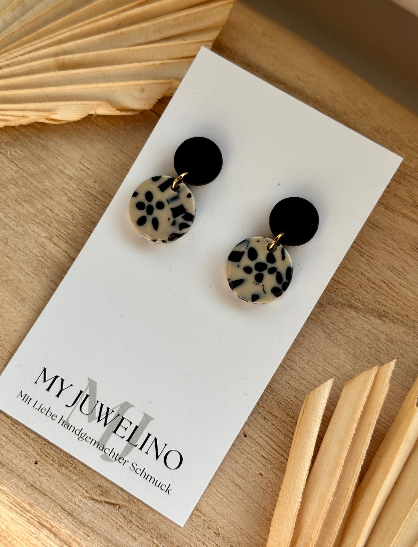 INA - Colorful Leopard Earrings