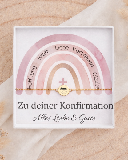 EVI - Konfirmation Armband mit Gravur