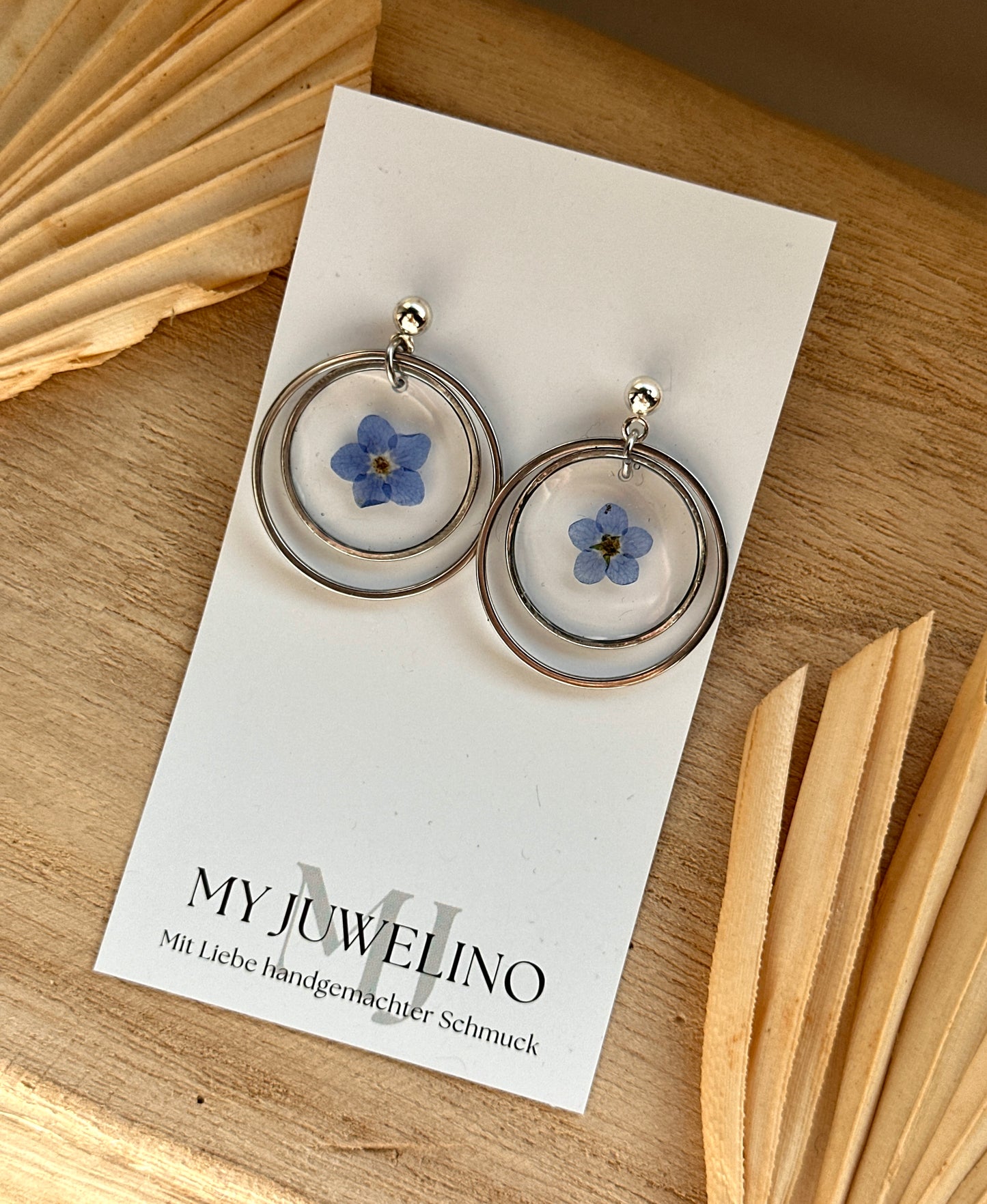 FLORI - Ohrringe Trockenblumen