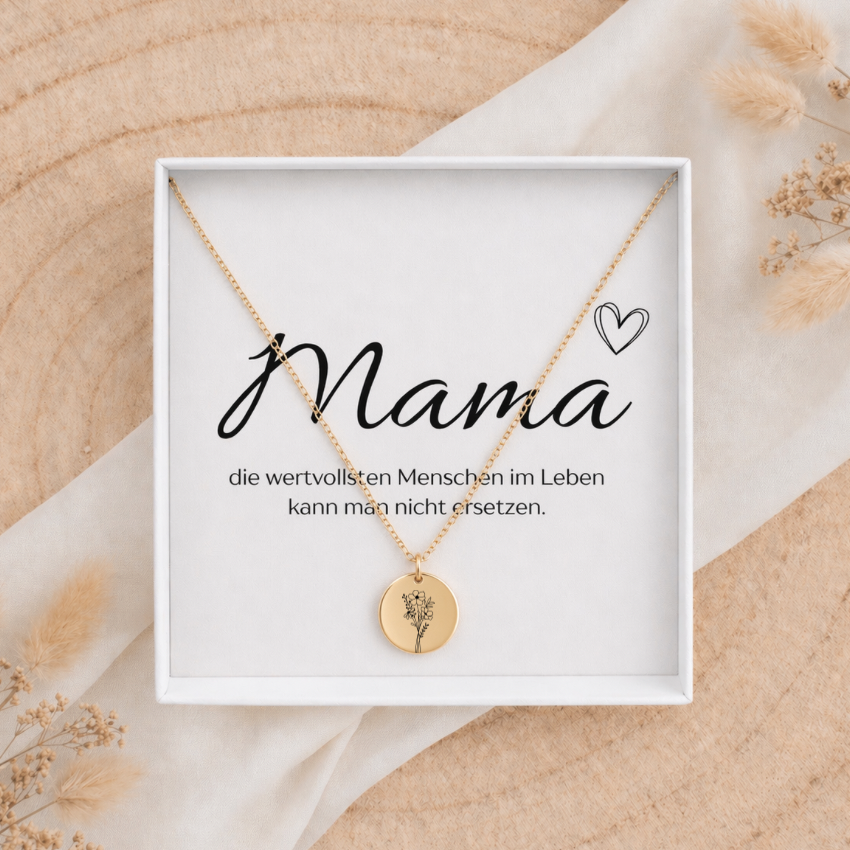 ELLY - Blumenmuster Kette