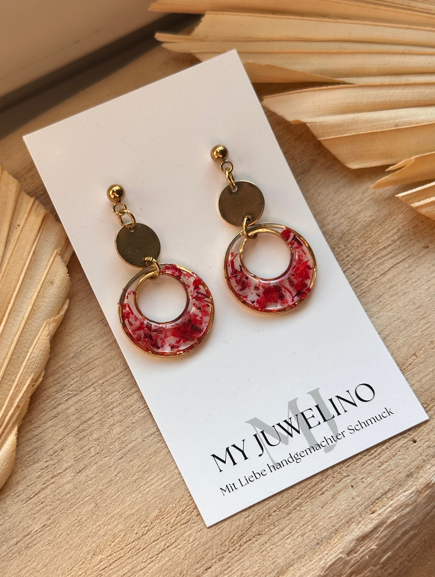 MILENA - Dried Flower Earrings