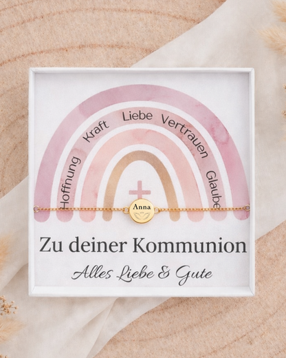 EVI - Kommunion Armband mit Gravur