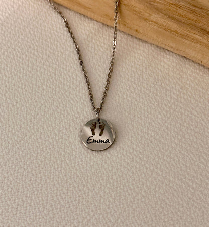 CORA - personalisierbare Fußabdruckkette