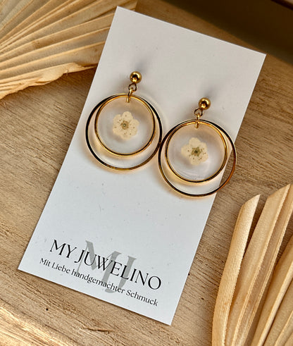 FLORI - Ohrringe Trockenblumen