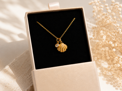 NAMI Muschelkette Gold Produktbild