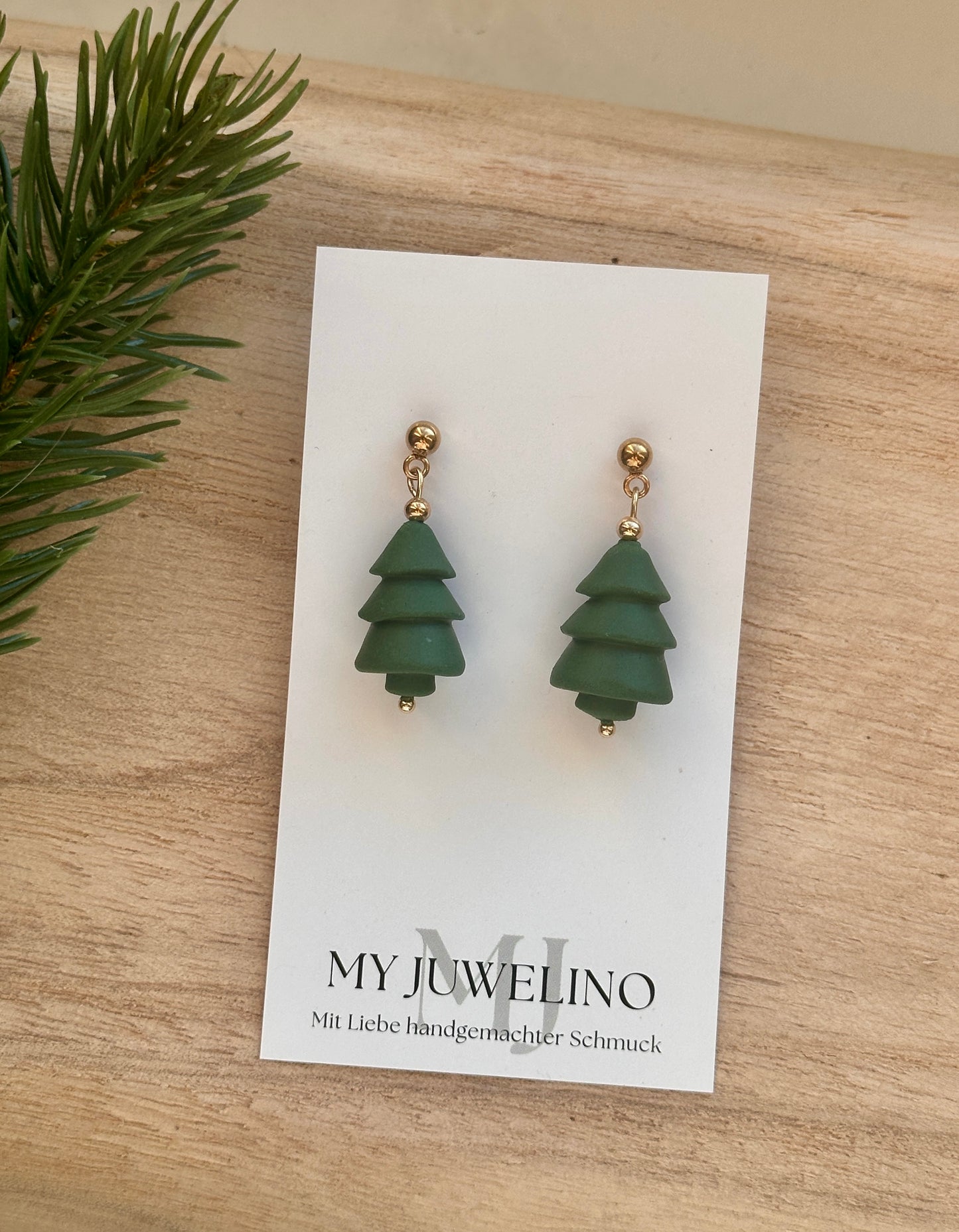 LOU - 3D Tannenbaum Ohrringe