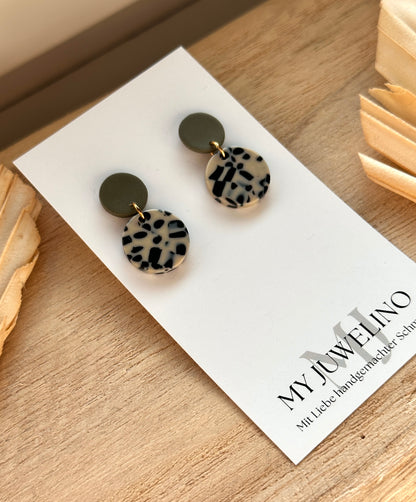 INA - Colorful Leopard Earrings
