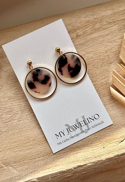 AMY - Acetat Ohrringe