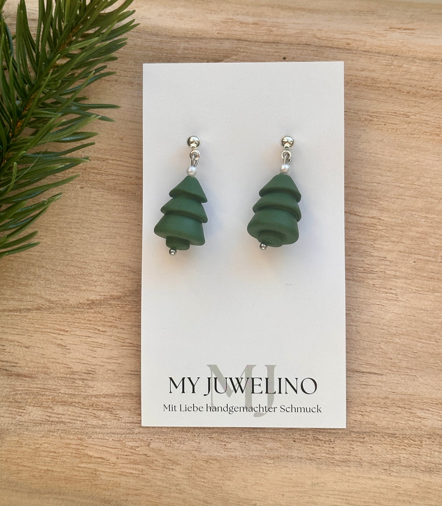 LOU - 3D Tannenbaum Ohrringe