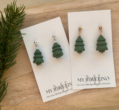 LOU - 3D Tannenbaum Ohrringe