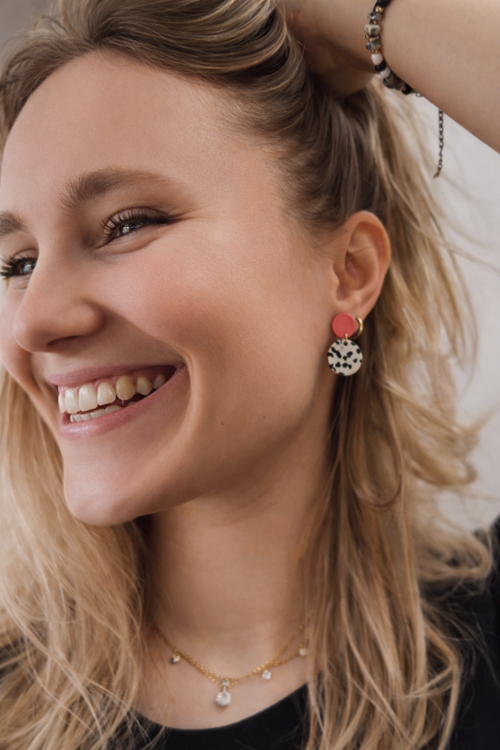 INA - Colorful Leopard Earrings