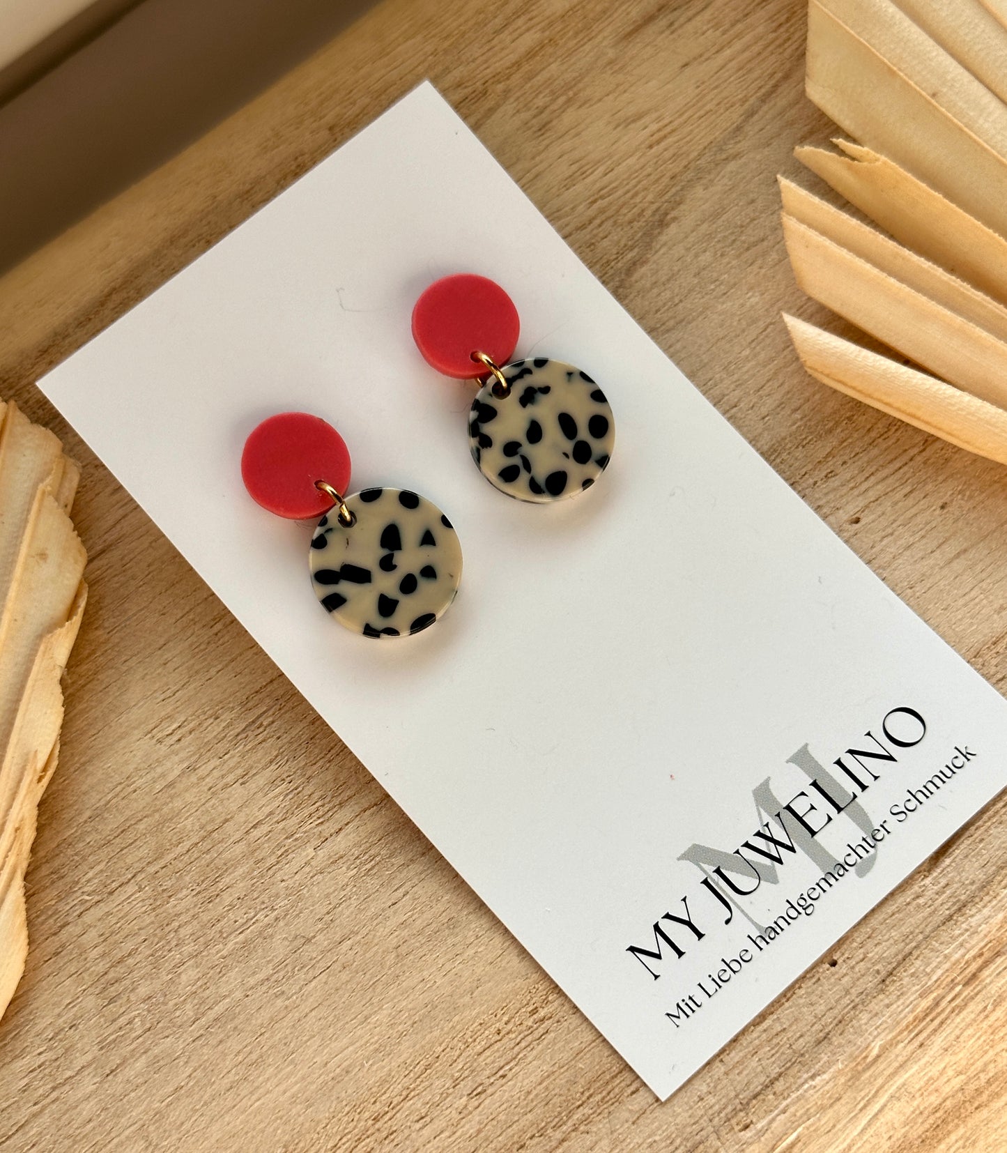 INA - Colorful Leopard Earrings