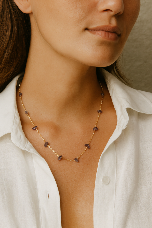 JENNY - Kette mit kleinen Kristallsteinen