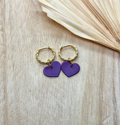 JUNA - Creolen mit Herz