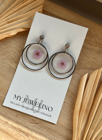 FLORI - Ohrringe Trockenblumen