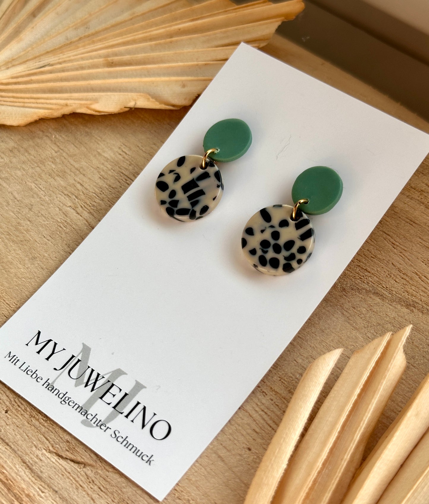 INA - Colorful Leopard Earrings