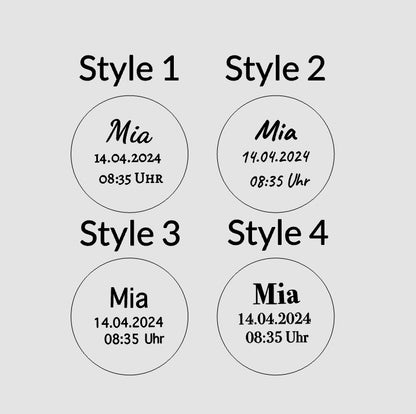 SARA - personalisierbare Geburtskette