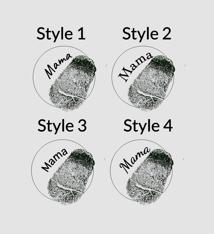 MARA - personalisierbare Fingerabdruckkette