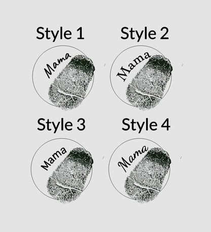 MARA - personalisierbare Fingerabdruckkette