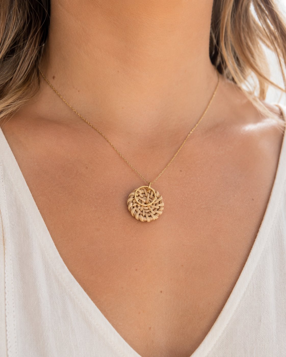 MAILA - Rattan Kette