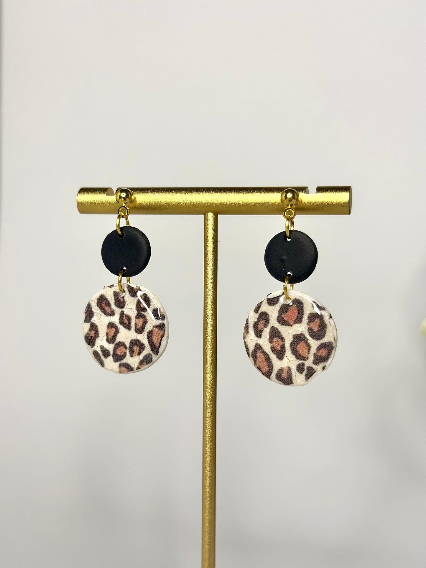 "Brazen" earrings unique Leo pattern