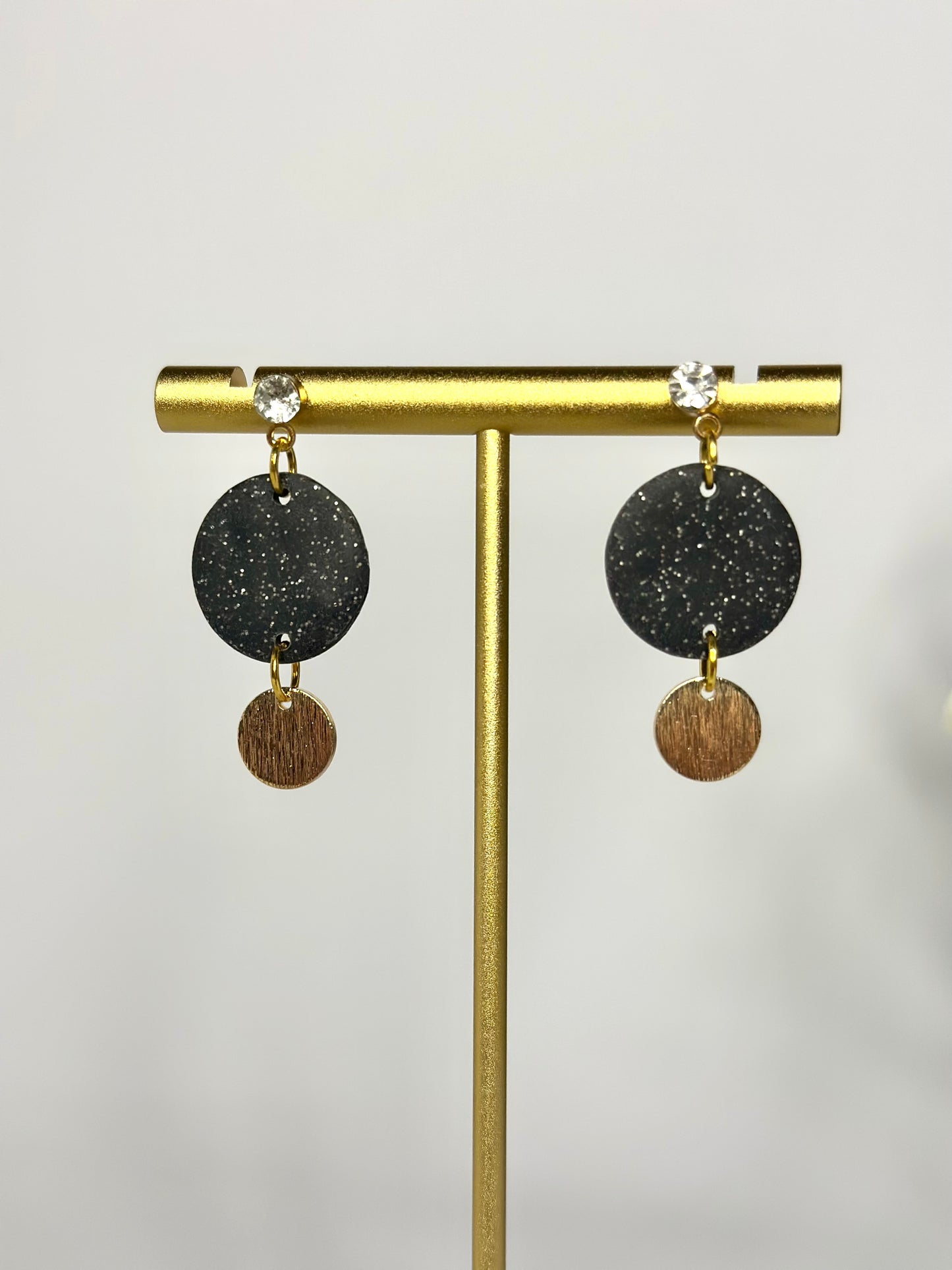 "Aurora" earrings with gold plates