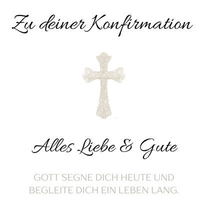 MIA - Konfirmation Kreuz Kette
